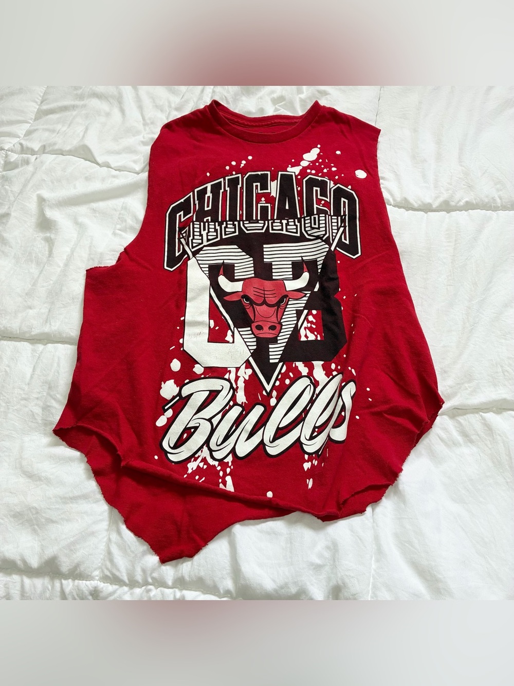 Chicago Bulls Red Graphic T-Shirt